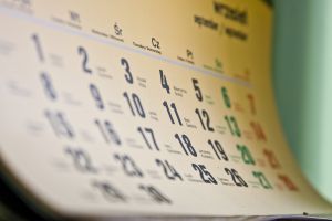 image of a calendar